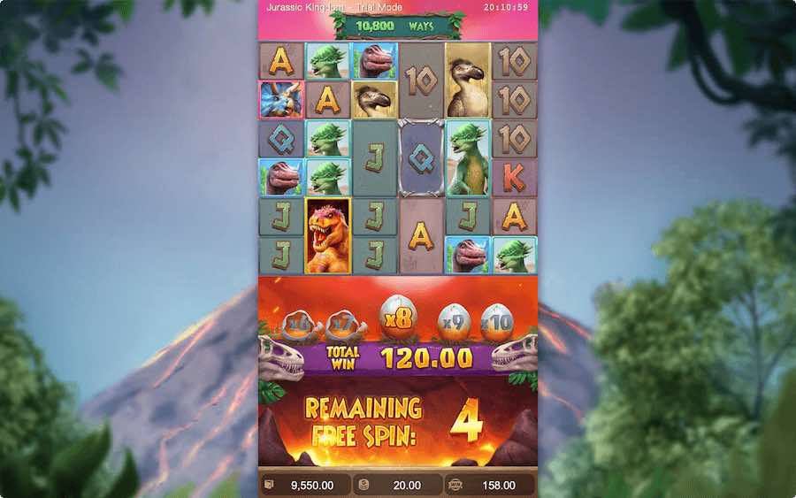 ฟีเจอร์ภายในเกม Jurassic Kingdom